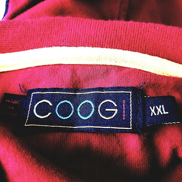 Vintage COOGI Y2K Red T-Shirt Men’s XXL Heavyweight Hip Hop Streetwear Authentic - Picture 9 of 16